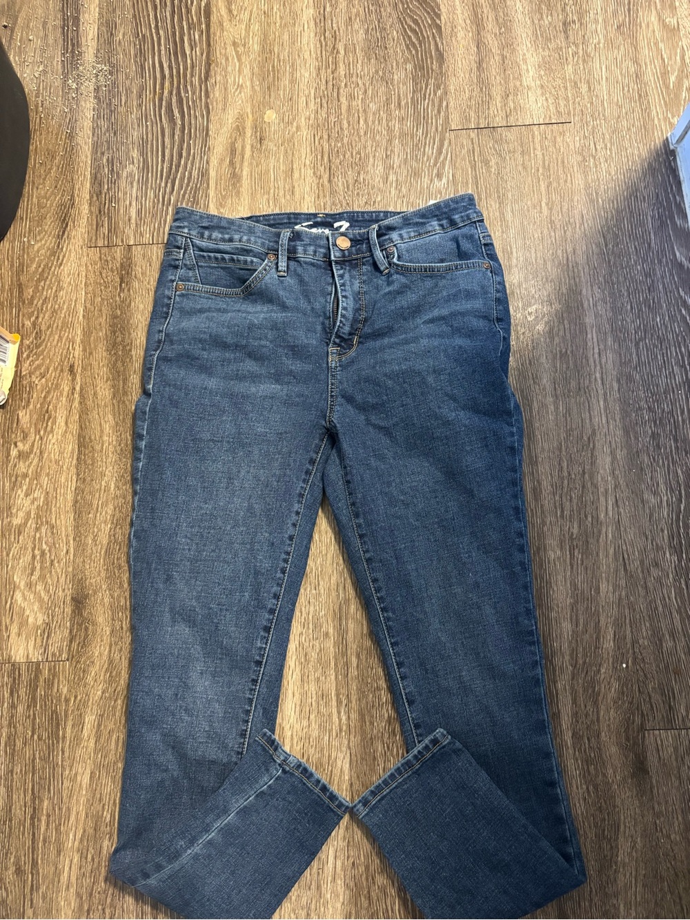 7 For All Mankind Dark Blue High-Rise Women's Jeans